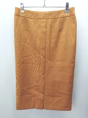 ◇ Loungedress ラウンジドレス 膝下丈 タイト スカート サイズM キャメル系 レディース E  【1406180087579】のサムネイル