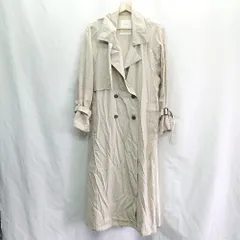 ◇ ◎ notch. ノッチ 薄手 シアー 透け感 ロング丈 長袖 コート サイズM ベージュ系 レディース E  【1406180101633】のサムネイル
