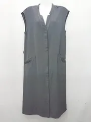 ◇ ◎ le.coeur blanc ルクールブラン ウエストベルト付き ワンピース サイズ38 ダークグレー レディース P  【1406240000838】のサムネイル