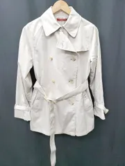 ◇ ◎ OLIVE des OLIVE オリーブ ショート丈 通勤 通学 長袖 トレンチ コート ライトベージュ レディース P  【1406240015955】のサムネイル
