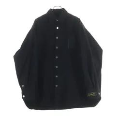 RAF SIMONS (ラフシモンズ) 22SS BIG FIT DENIM SHIRT JACKET オーバーサイズ デニムシャツ ジャケット ブラック 221-M243のサムネイル