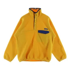 PATAGONIA (パタゴニア) 90S VINTAGE SYNCHILLA ヴィンテージ シンチラ USA製 ハーフスナップ フリースジャケット イエロー 10464のサムネイル