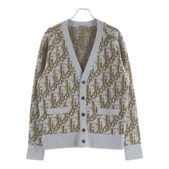 Christian Dior (クリスチャンディオール) オブリーク 総柄 カーディガン グレー #M 213M233AT393のサムネイル