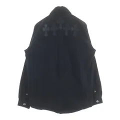 CHROME HEARTS (クロムハーツ) OLD CROSS PATCH FLARE DENIM JKT オールド クロスパッチ フレアニー デニムジャケット ブラックのサムネイル