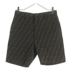 FENDI フェンディ FF ズッカ柄 スイムショーツ ハーフパンツ サイズ50