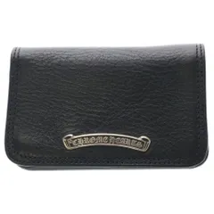 CHROME HEARTS (クロムハーツ) CARD CASE グロメット付き レザーカードケース ブラックのサムネイル