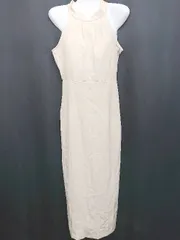◇ ◎ NEUNA ヌナ ノースリーブ 膝下丈 ワンピース サイズS アイボリー系 レディース P  【1406240031078】のサムネイル
