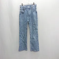 ◇ OPAQUE.CLIP オペーク ドット クリップ ストレートデニムパンツ サイズS ライトブルー レディース E  【1407020006620】