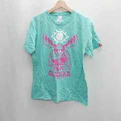 ◇ ノーブランド 半袖 Tシャツ サイズM ライトグリーン系 メンズ E  【1407020006590】