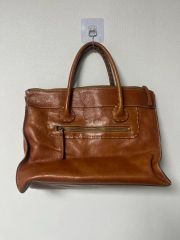chloe クロエ ボストンバッグ パッツィー レザー ダークブラウン 