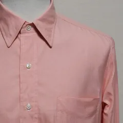 【希少ANDREW】ラルフローレン ANDREW CLASSIC FIT マイクロ千鳥格子 レギュラーカラーシャツ ポニー無し オレンジ×白 16 34/35 L XL ハウンドトゥース 美品 米国購入
