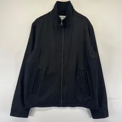 古着 カルバンクライン Calvin Klein ジャケット フルジップ ナイロン ブルゾン メッシュライナー S  ブラック系 無地 メンズ