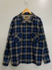 【中古】 TENDERLOIN テンダーロイン 08AW T-WOOL SHT BLUE ウールシャツ 長袖シャツ トップス  【142-240228-yn-12-MIN】のサムネイル