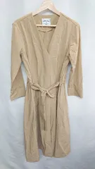◇ Perle Peche ペルルペッシュ 薄手 ナイロン系 ストレッチ 長袖 ロング丈 ワンピース サイズ38 ベージュ系 レディース E  【1407020054270】のサムネイル