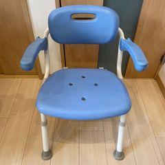 Toppo様専用 panasonic 介護用風呂椅子 青 アームレスト付き - メルカリ