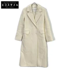 ZARA　ザラ　アイボリー ZWコレクション ウール混 MANTECO ダブルブレストコート　XS