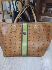 超メルカリ市限定】(人気ヴィンテージ)MCM 総柄トートバッグ レトロ 大 