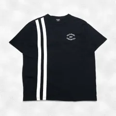 POLO JEANS CO. RALPH LAUREN 90年代 ラインデザイン Tシャツ XL ブラック ワンポイントロゴ ペルー製