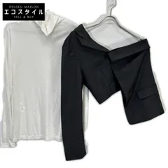 AMERI　アメリ　アイボリー×グレー REMAKE LIKE JACKET TOP　Sのサムネイル
