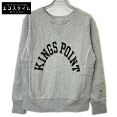 Champion　チャンピオン　グレー リバースウィーブ KINGS POINT スウェットシャツ　MEDIUM
