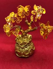金運招財 龍の置物 黄水晶風さざれ石 - メルカリ