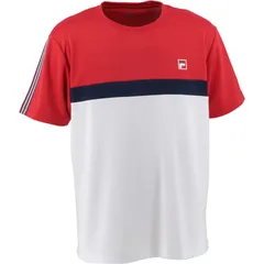 fila(フィラ) 09 ゲームシャツ テニス ゲームシャツ M (vm7015-11)、FILA-RED
