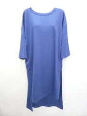 ◇ ITEMS URBAN RESEARCH アーバンリサーチ 七分袖 膝下丈 ワンピース サイズFREE ブルー レディース P  【1407100049424】のサムネイル