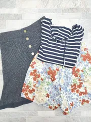 ◇ 《 ME&ME COUTURE まとめ売り3点セット サイズF.0 カットソー ショートパンツ スカート レディース 》 P  【1407100049110】のサムネイル