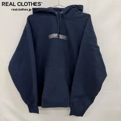 Supreme/シュプリーム【25AW】Swarovski Motion Logo Hooded Sweatshirt/スワロフスキー モーション ロゴ パーカー/ネイビー/XL