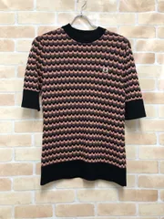 【中古】 FRED PERRY フレッドペリー 半袖カットソー ロゴ刺繍 マルチカラー 10 111446877のサムネイル