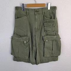 ALPHA INDUSTRIES アルファインダストリーズ カーゴショーツ ミリタリー カーキ メンズ 古着 ワーク系 ミリタリー　アメカジ