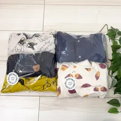 🉐 男の子 80cm ベビー服 5点セット ブルドッグ柄入り 一部記名あり