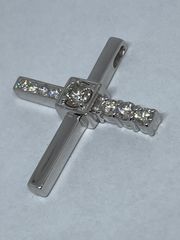 Pt900 ダイヤ クロス ペンダントトップ 2.04ct 6.3g プラチナ - メルカリ