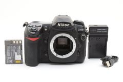 ショット数: 20938回 D200 デジタル一眼レフカメラ Nikon #1254 充電器付き ボディ D200 Nikon デジタルカメラ