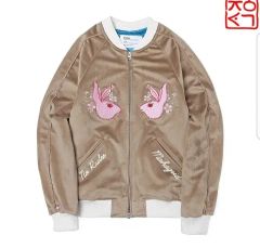 グラニフ シマエナガ スカジャン Lサイズ - メルカリ