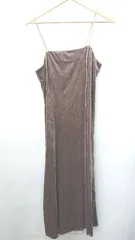 ◇ natural couture ナチュラルクチュール ノースリーブ ロング丈 ワンピース サイズF ブラウン系 レディース E  【1407180041059】のサムネイル