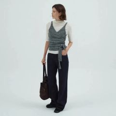 pur 池田泉 ニット キャミソール トップス 手編み ビスチェ - メルカリ