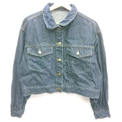 ◇ apres jour mignon 長袖 デニムジャケット サイズF インディゴブルー レディース E  【1407180048737】のサムネイル