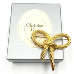 クリスチャン　ディオール　ヴィンデージ　リボン　ブローチ Christian Dior（クリスチャンディオール）ヴィンテージ ブローチ