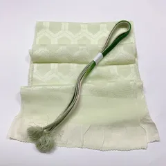 ［7964］帯締め 帯揚げ セット 亀甲地紋 ぼかし 正絹 着物 帯絞め