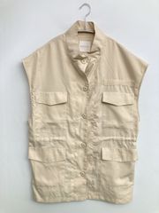 BONLECILL 본르 씰 베스트 F 베이지 무지 여성