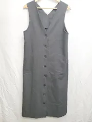 ◇ AZUL ENCANTO アズールエンカント ノースリーブ 膝下丈 ワンピース サイズⅯ ダークグレー レディース P  【1407260024880】のサムネイル