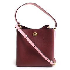 極美品✨️COACH 2way ターンロック チャーリー バケットバッグブルー 