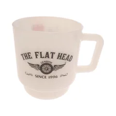 THE FLAT HEAD ザフラットヘッド Olde Milk-glass ハンドメイド ミルクガラス マグカップ ホワイト系【極上美品】【中古】のサムネイル