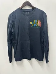 アラビアヴィンテージ THE NORTH FACE ザノースフェイス ブラック 長袖Tシャツ プリンティング Tシャツ 105
