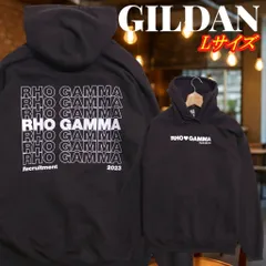 GILDAN ギルダン RHO GAMMA プリント プルオーバーパーカー Lサイズ ダークブラウンのサムネイル