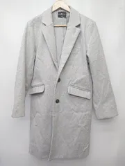 ◇ ⊇ SPINNS スピンズ ATTITUDE MAKES STYLE 長袖 チェスターコート サイズM グレー レディース P  【1407260042785】のサムネイル