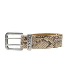 HUF　ハフ　2025AW　FUCK IT SNAKESKIN BELT　スネーク柄ベルト　8054000244751のサムネイル