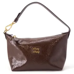 ミュウミュウ ポーチ ナプラック パテントレザー 5NE841 MIUMIU ハンドバッグのサムネイル