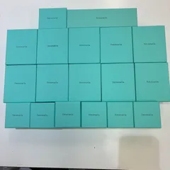 【Tiffany 】ティファニー まとめ売り 箱　空箱　ジュエリーボックス　リング　ネックレス　ブレスレット箱　BOX　18個